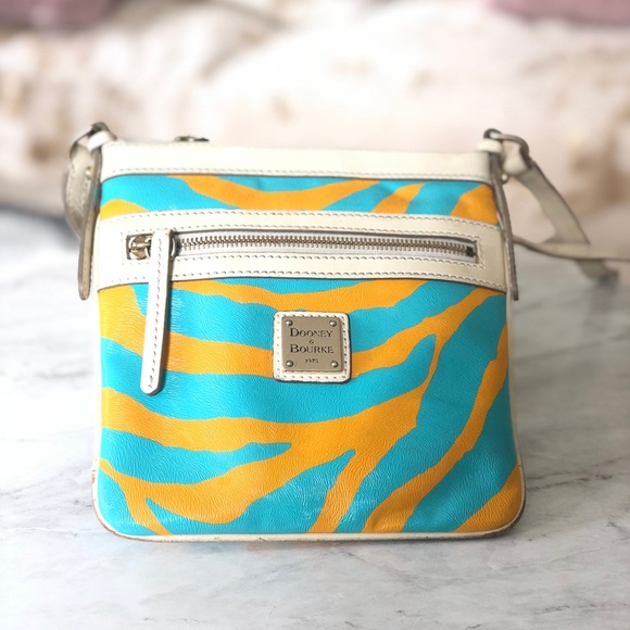 Dooney & Bourke Handbags - Dooney & Bourke Animal/ Zebra Print Crossbody Bag